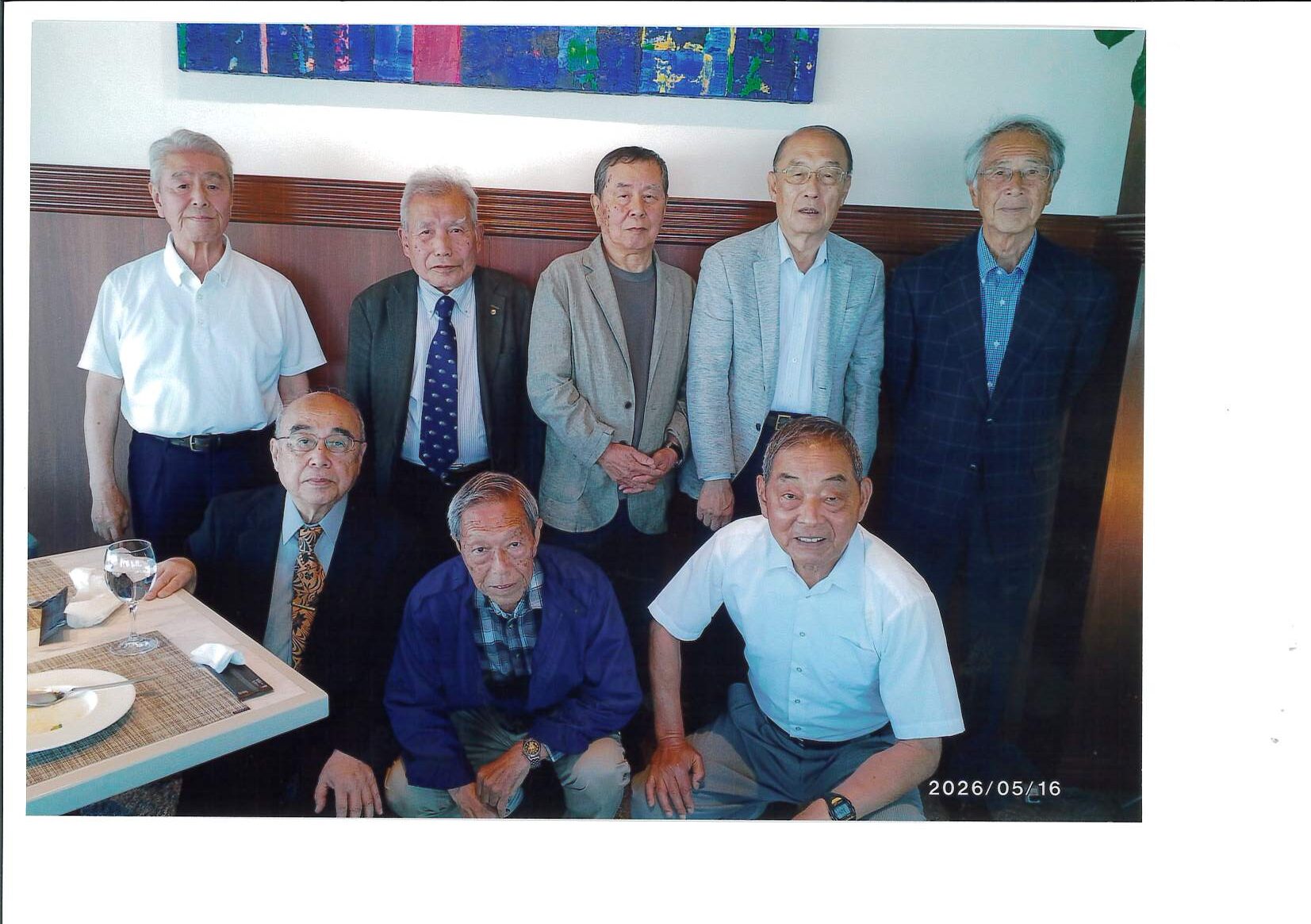 61期81歳記念同期会参加者写真